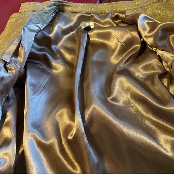 Chico’s Jacket, Size 2. Tan/Gold - Picture 5 of 8